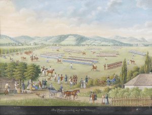 Exerzierplatz auf der Schmelz by Balthasar Wigand Oil Painting