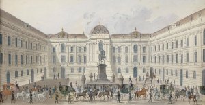 Josephsplatz by Balthasar Wigand Oil Painting