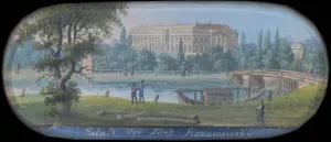 Palais des Furst Razumowsky Oil painting by Balthasar Wigand