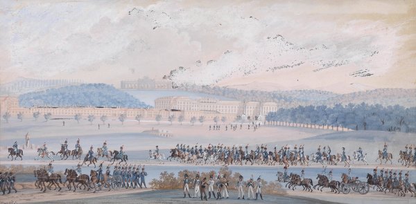 Parade Schonbrunn by Balthasar Wigand - Hand-Painted Oil Painting Reproduction