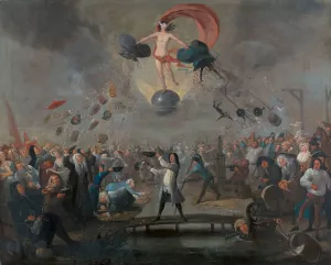 Allegory of Fortune by Balthazar Nebot Oil Painting