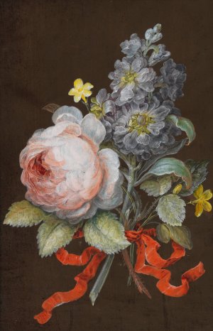 Blumenzweig by Barbara Regina Dietzsch Oil Painting