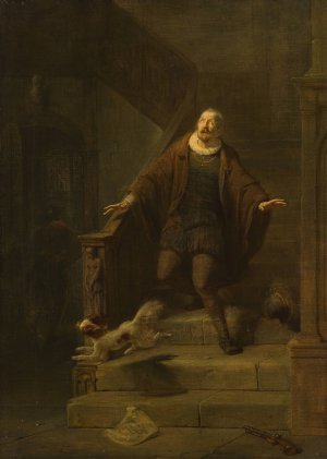 The murder of William of Orange, Anno 1584 by Barend Wijnveld Oil Painting