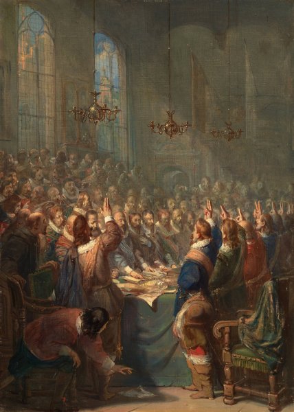 Main Product Photo of The Peace of Munster, Anno 1648  Painting by Barend Wijnveld