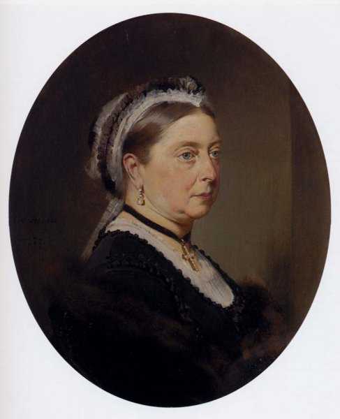 Main Product Photo of Queen Victoria Painting by Baron Heinrich Von Angeli