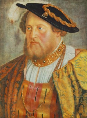 Portrait of Ottheinrich, Prince of Pfalz by Barthel Beham Oil Painting