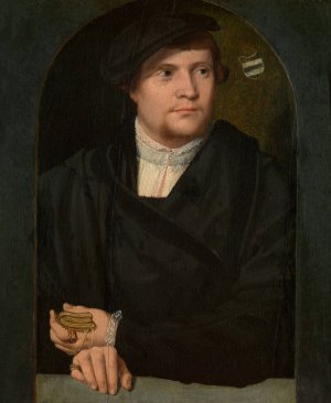 Portrait of a Man 2 by Barthel Bruyn The Elder Oil Painting