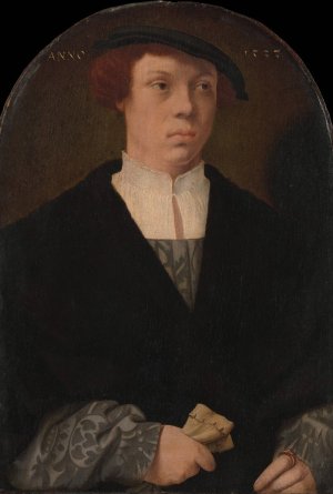 Portrait of a Man by Barthel Bruyn The Elder Oil Painting