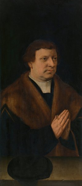 Portrait of a Man by Barthel Bruyn The Elder Oil Painting