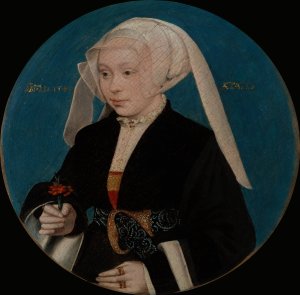 Portrait of a Woman by Barthel Bruyn The Elder Oil Painting