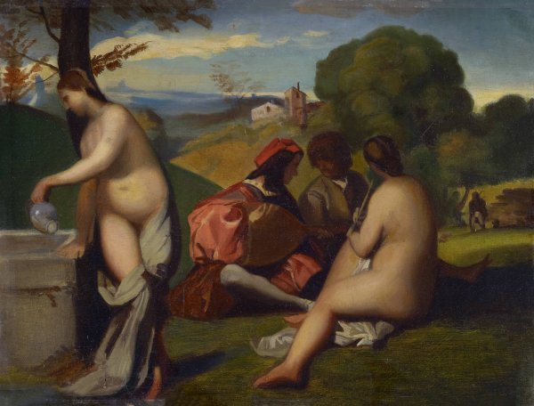 Main Product Photo of The Pastoral Concert  Painting by Barthelemy Menn