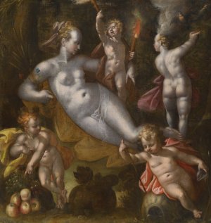 The Four Elements by Bartholomaeus Spranger (Follower) Oil Painting