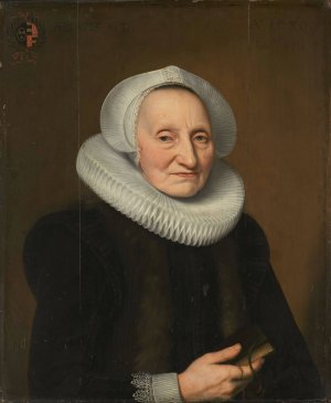 Portrait of Belia Claesdr by Bartholomaus Sarburgh Oil Painting