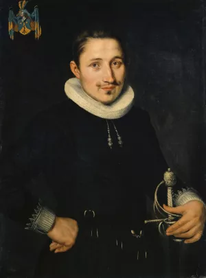 Portrait of Remigius Faesch Oil painting by Bartholomaus Sarburgh