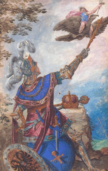 Allegory of Painting under the House of Habsburg  by Bartholomaus Strobel The Younger - Hand-Painted Oil Painting Reproduction