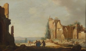 Christ on the Way to Emmaus by Bartholomeus Breenbergh Oil Painting