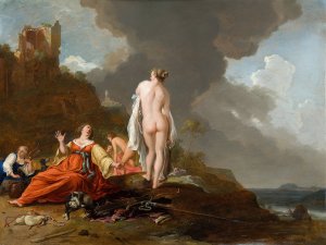 Landscape With Nymphs and Diana by Bartholomeus Breenbergh Oil Painting