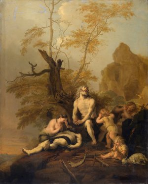 The Death of Abel by Bartholomeus Breenbergh Oil Painting