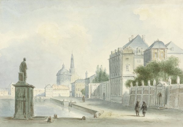 Main Product Photo of Italiaans stadsgezicht  Painting by Bartholomeus Johannes Van Hove