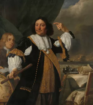 Aert van Nes by Bartholomeus Van Der Helst Oil Painting