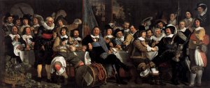 Celebration of the Peace of Muenster, 1648, at the Crossbowmen's Headquarters