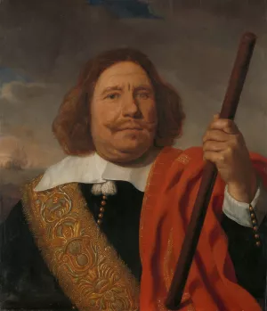 Egbert Meeuwsz Cortenaer by Bartholomeus Van Der Helst Oil Painting