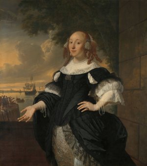 Geertruida den Dubbelde by Bartholomeus Van Der Helst Oil Painting