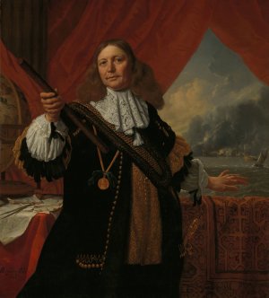 Johan de Liefde by Bartholomeus Van Der Helst Oil Painting