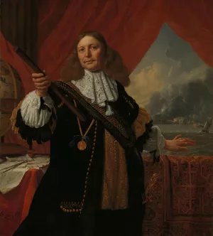 Johan de Liefde by Bartholomeus Van Der Helst Oil Painting