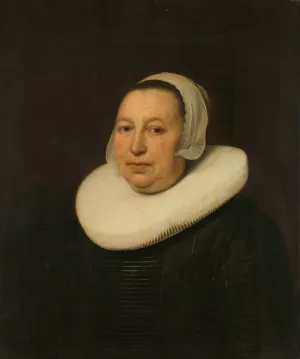 Maria Pietersdr de Leest by Bartholomeus Van Der Helst Oil Painting