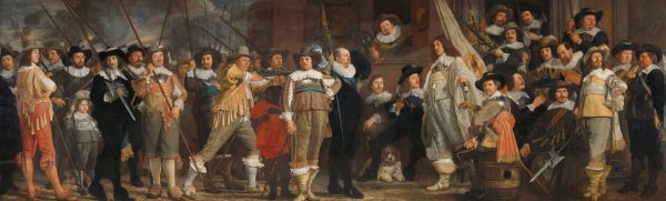 Main Product Photo of Militia Company of District VIII under the Command of Captain Roelof Bicker  Painting by Bartholomeus Van Der Helst
