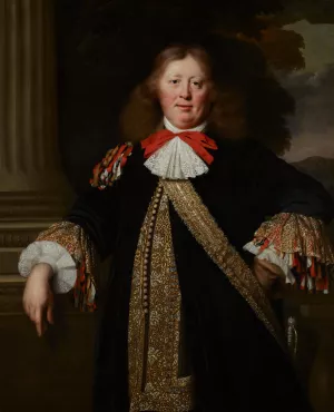 Portrait of a Burgomaster by Bartholomeus Van Der Helst Oil Painting