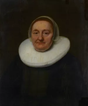 Portrait of a Woman by Bartholomeus Van Der Helst Oil Painting