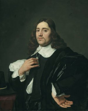 Portrait of A Young Man by Bartholomeus Van Der Helst Oil Painting