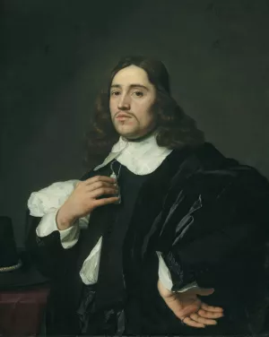 Portrait of A Young Man by Bartholomeus Van Der Helst Oil Painting