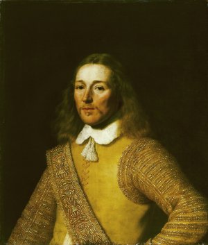 Portrait of an officer by Bartholomeus Van Der Helst Oil Painting