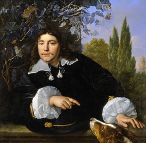 Self-Portrait by Bartholomeus Van Der Helst Oil Painting