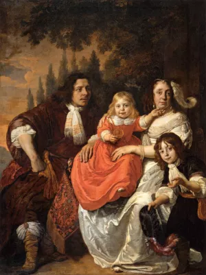 The Reepmaker Family of Amsterdam by Bartholomeus Van Der Helst - Oil Painting Reproduction