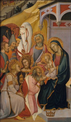 The Adoration of the Magi by Bartolo Di Fredi Oil Painting