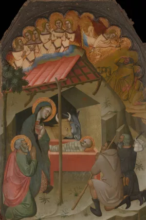 The Adoration of the Shepherds by Bartolo Di Fredi Oil Painting