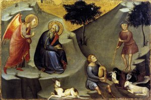 The Annunciation to Joachim by Bartolo Di Fredi Oil Painting