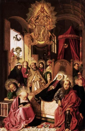 Death of the Virgin Oil painting by Bartolome Bermejo