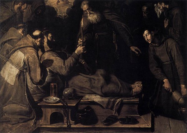 Main Product Photo of Death of St Francis Painting by Bartolome Carducho