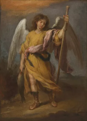 Archangel Raphael by Bartolome Esteban Murillo Oil Painting