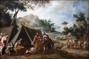 Laban Searching for his Stolen Household Gods by Bartolome Esteban Murillo Oil Painting