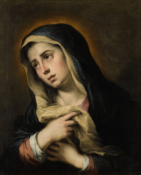 Mater Dolorosa by Bartolome Esteban Murillo - Hand-Painted Oil Painting Reproduction