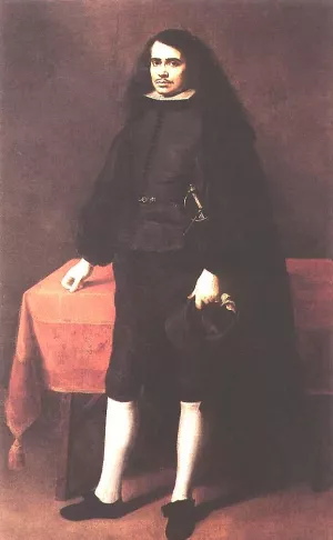 Portrait of a Gentleman in a Ruff Collar Oil painting by Bartolome Esteban Murillo