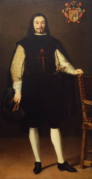 Portrait of Don Diego Felix de Esquivel y Aldama by Bartolome Esteban Murillo - Hand-Painted Oil Painting Reproduction