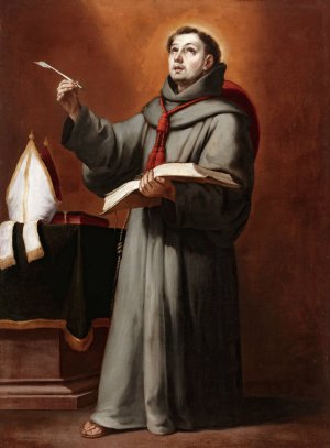 Saint Bonaventura by Bartolome Esteban Murillo Oil Painting