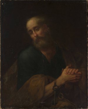 St. Peter by Bartolome Esteban Murillo Oil Painting